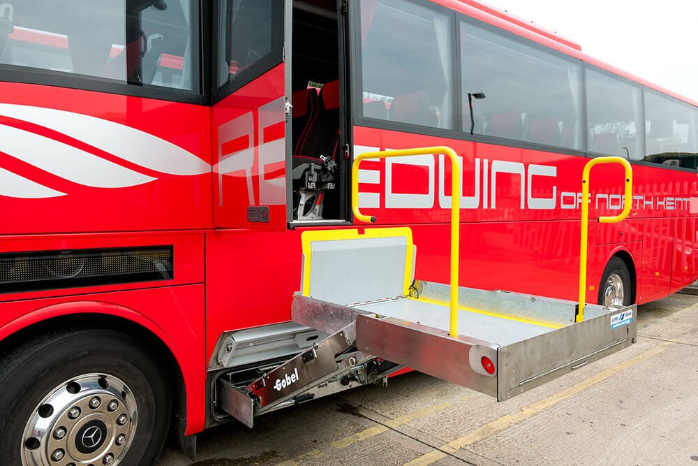 Disabled ramp on Redwing coach